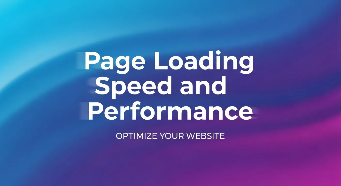 Illustration showing page loading speed and website performance improvements for complete on-page SEO.