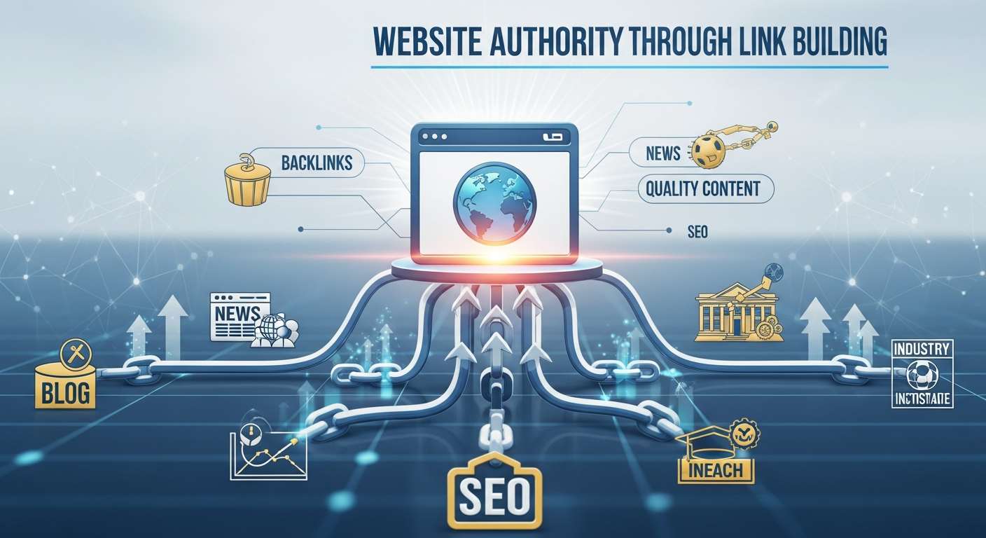 Building Website Authority Through Link Building