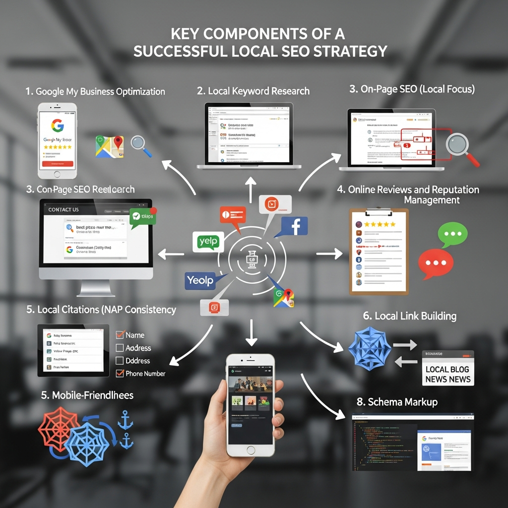 Local SEO strategy elements for better rankings