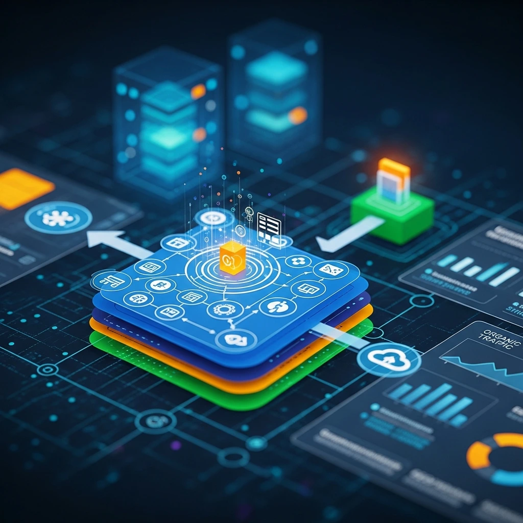 SEO workflow automation setup.