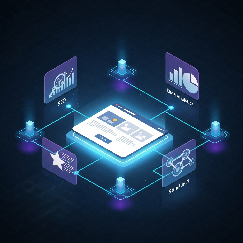 Visualization of structured data and SEO connections