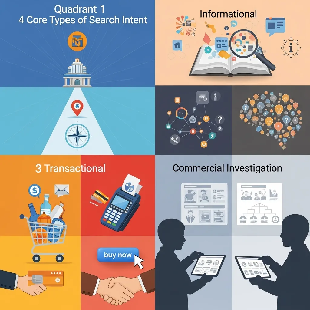Four types of search intent in SEO