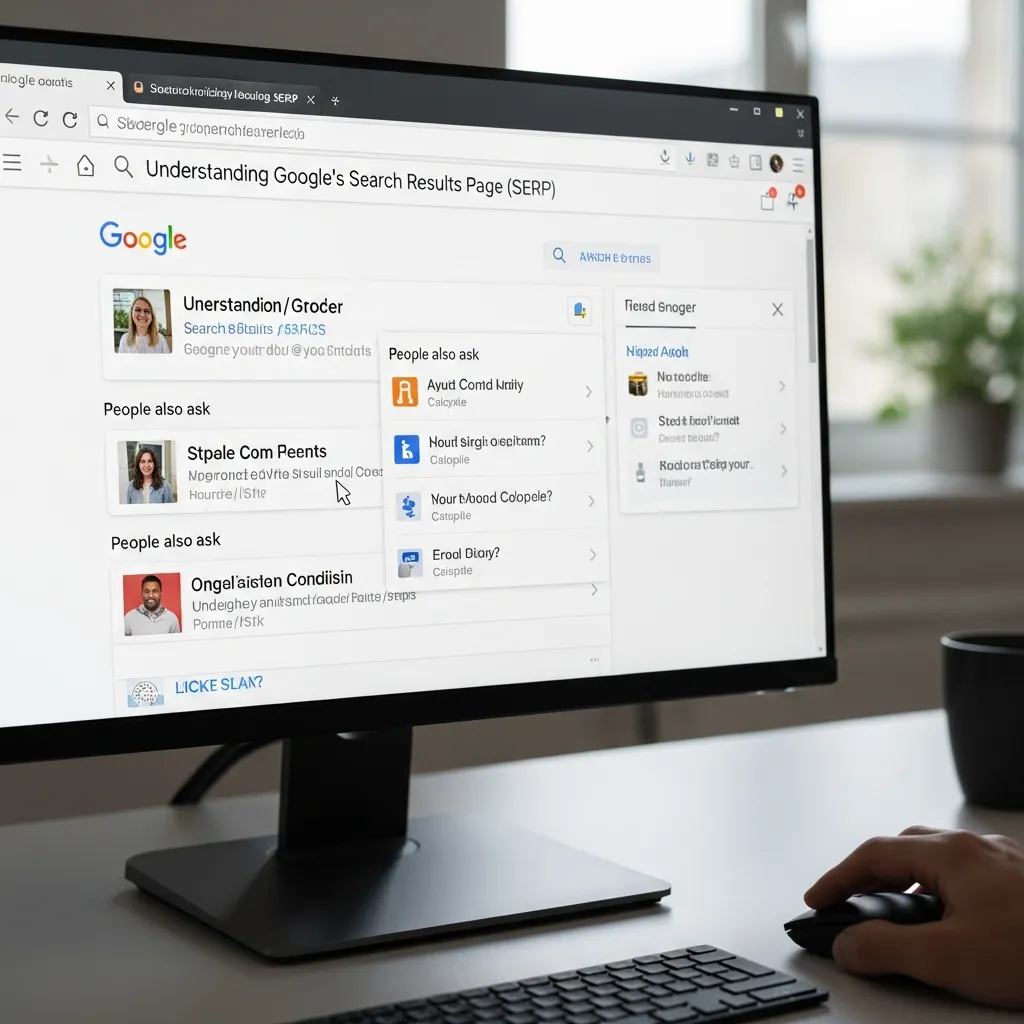 Google search results page overview