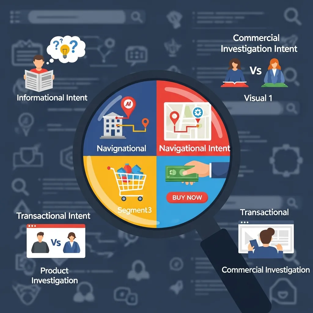 Types of user search intent in SEO