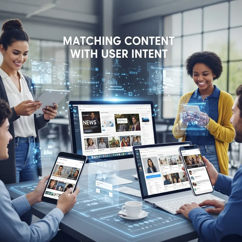 Content aligned with user search intent.