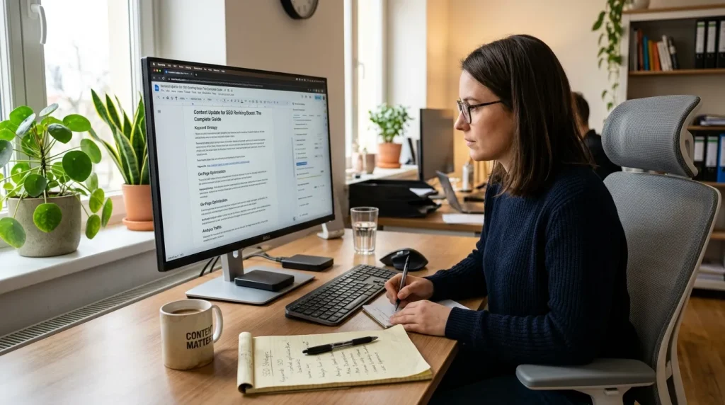 Content Update for SEO Ranking Boost