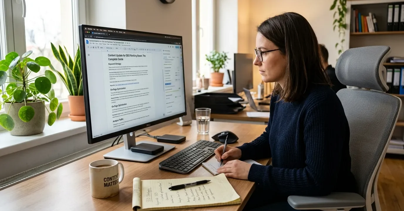 Content Update for SEO Ranking Boost