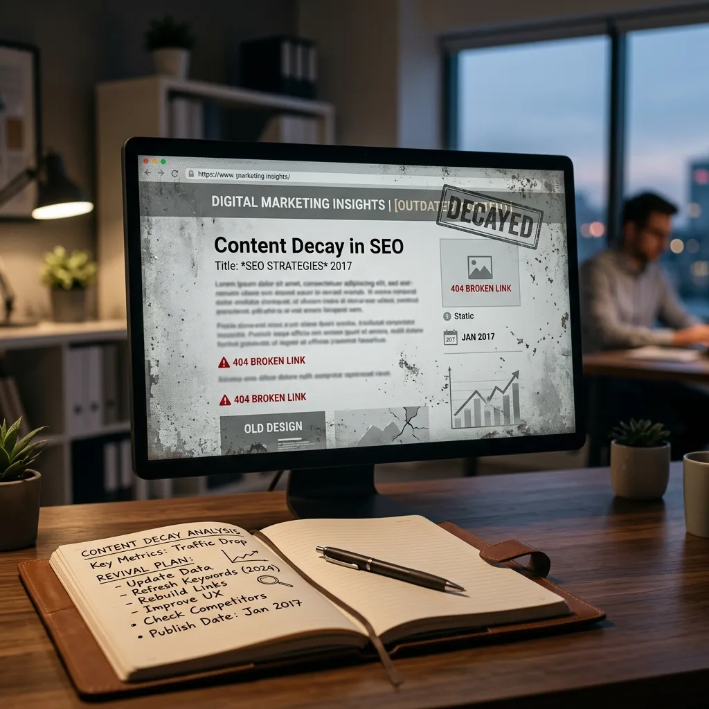 Content decay in SEO