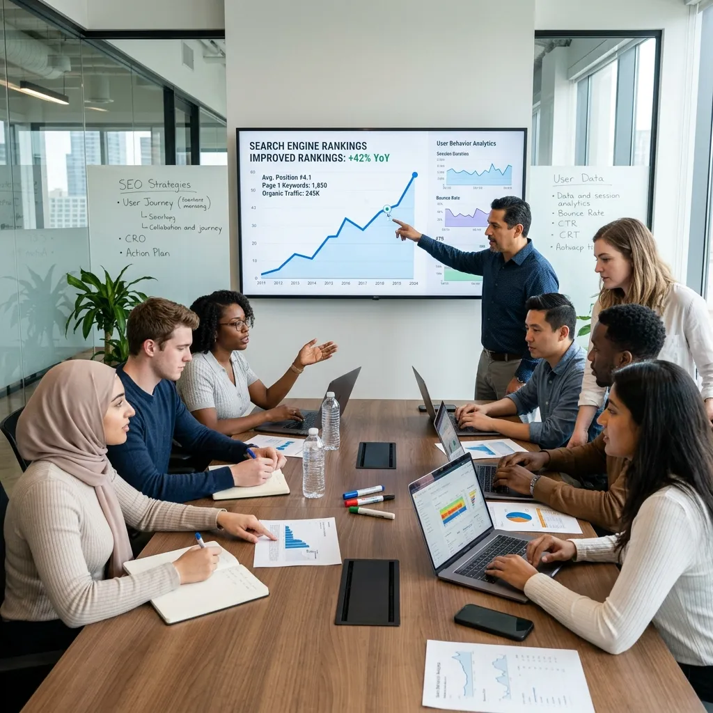 Improving SEO rankings through user behavior