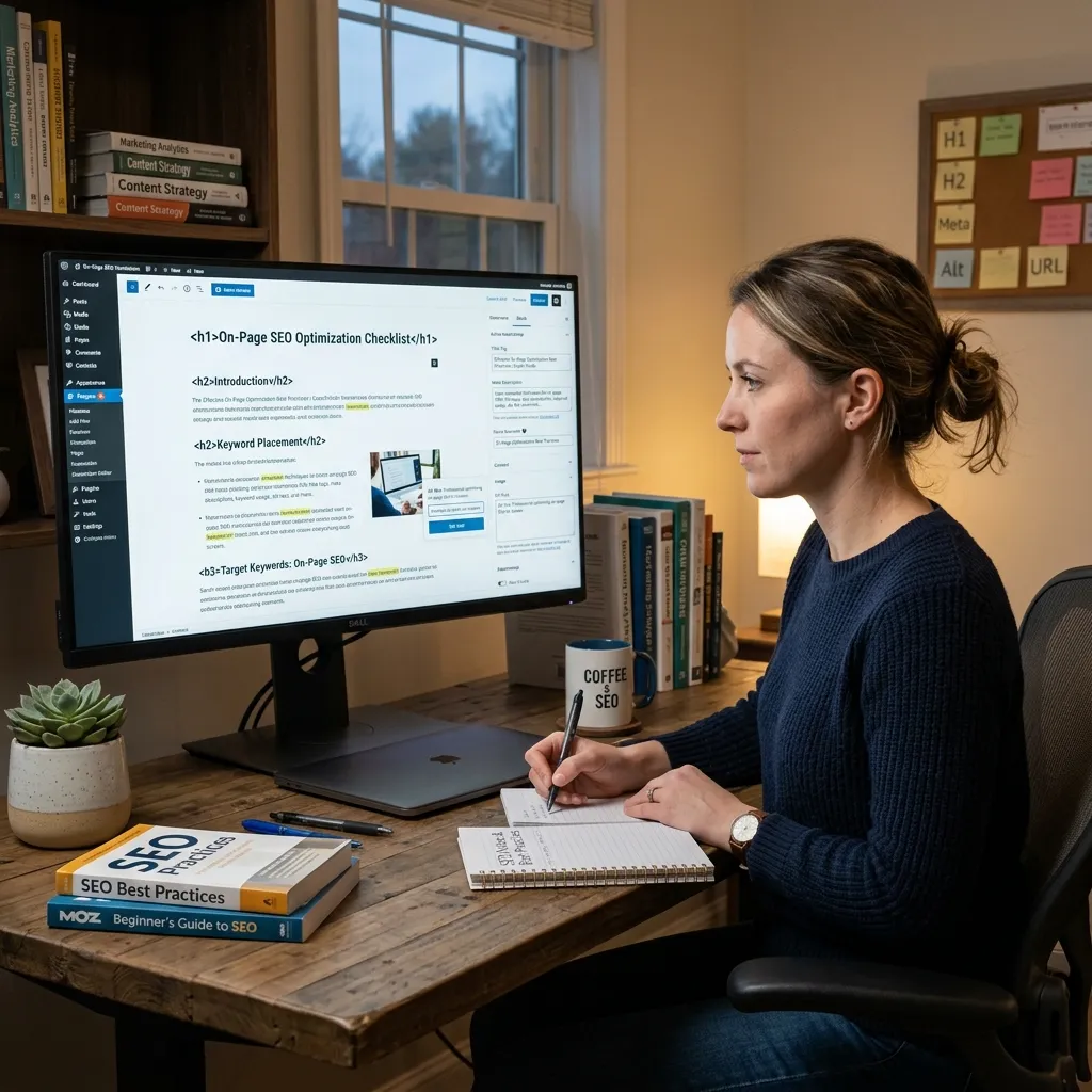 On-page optimization best practices step in SEO