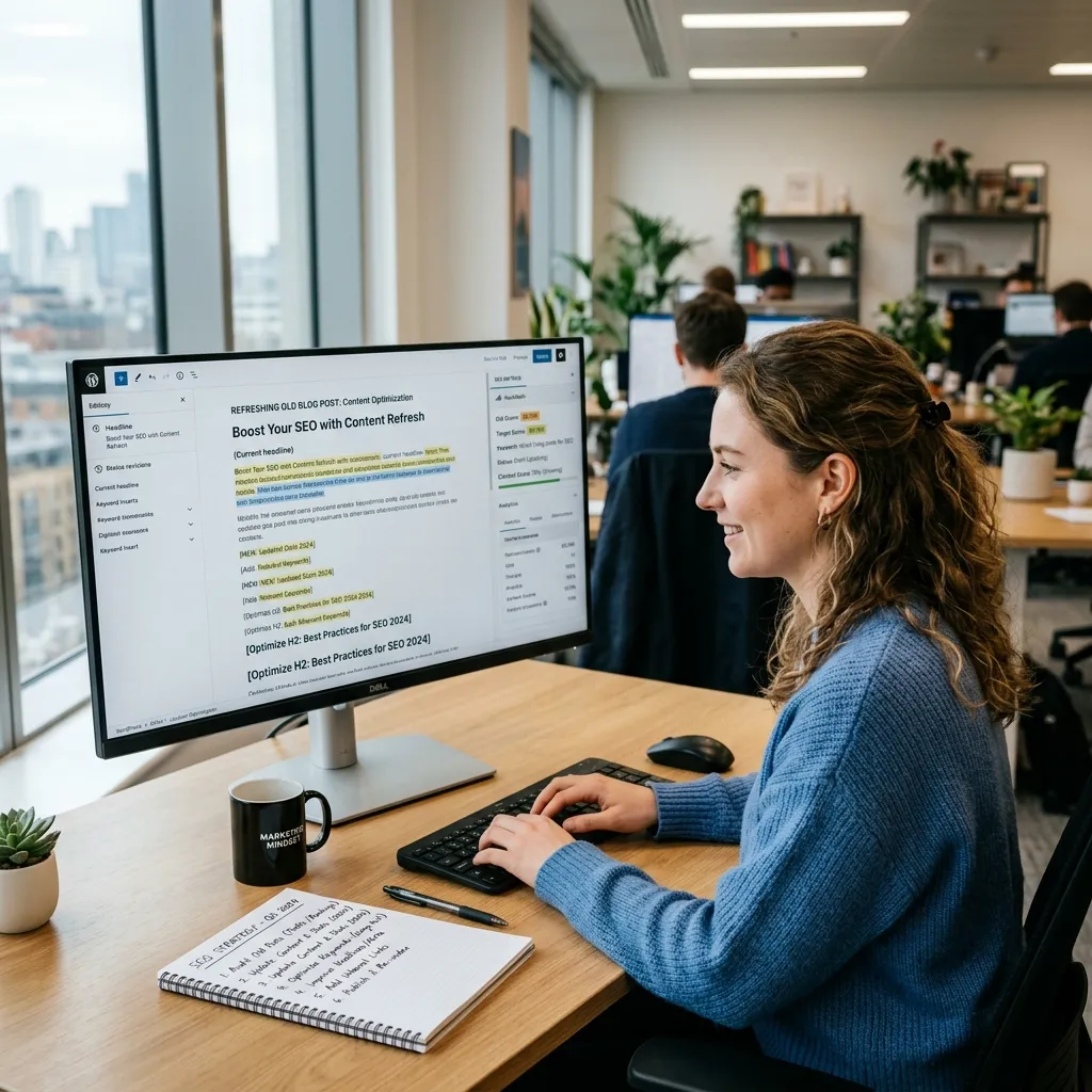 Refreshing old blog posts for SEO ranking